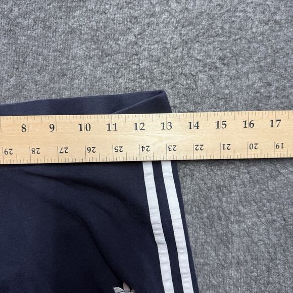 Adidas Leggings Womens Small Navy Blue Activewear Athleisure Ankle - Picture 5 of 7